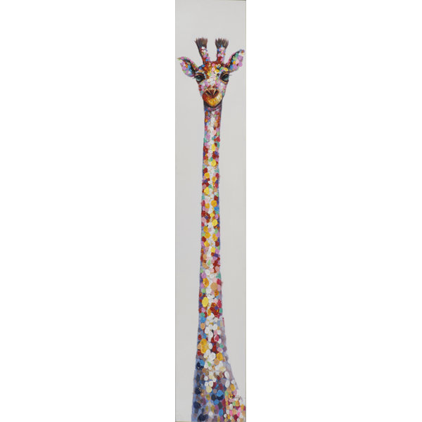 East Urban Home Leinwandbild Slim Giraffe & Bewertungen | Wayfair.de